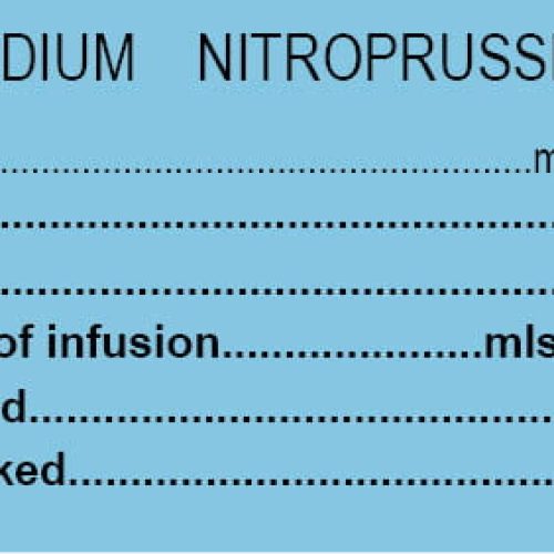 Sodium Nitroprusside