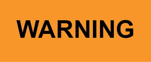 WARNING