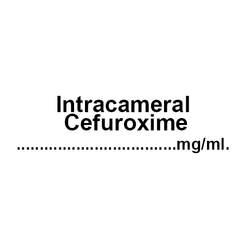 Intracameral
