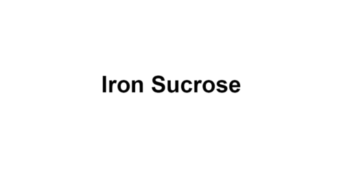 Iron Sucrose