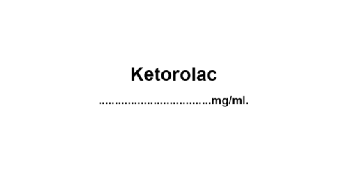 Ketorolac