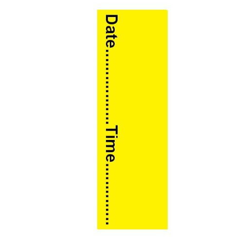 Blank with date