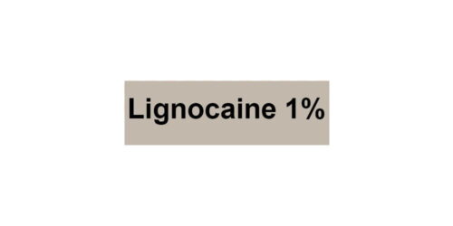 Lignocaine