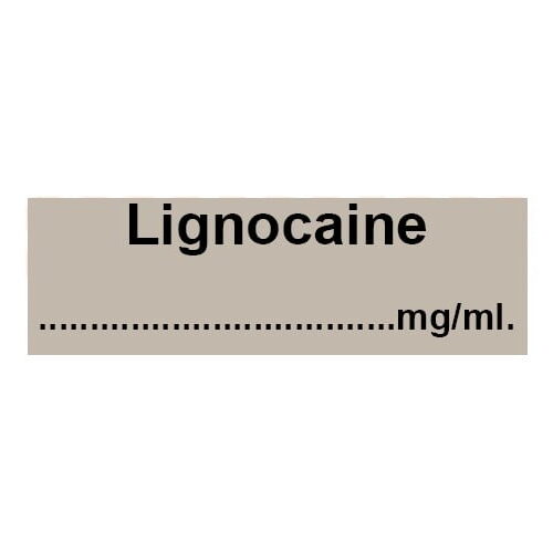 Lignocaine